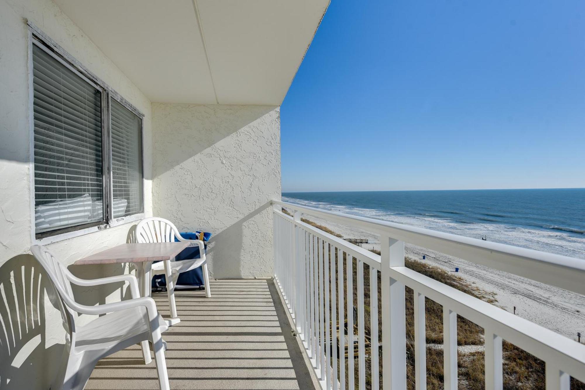 Oceanfront North Myrtle Beach Condo With Indoor Pool Bagian luar foto