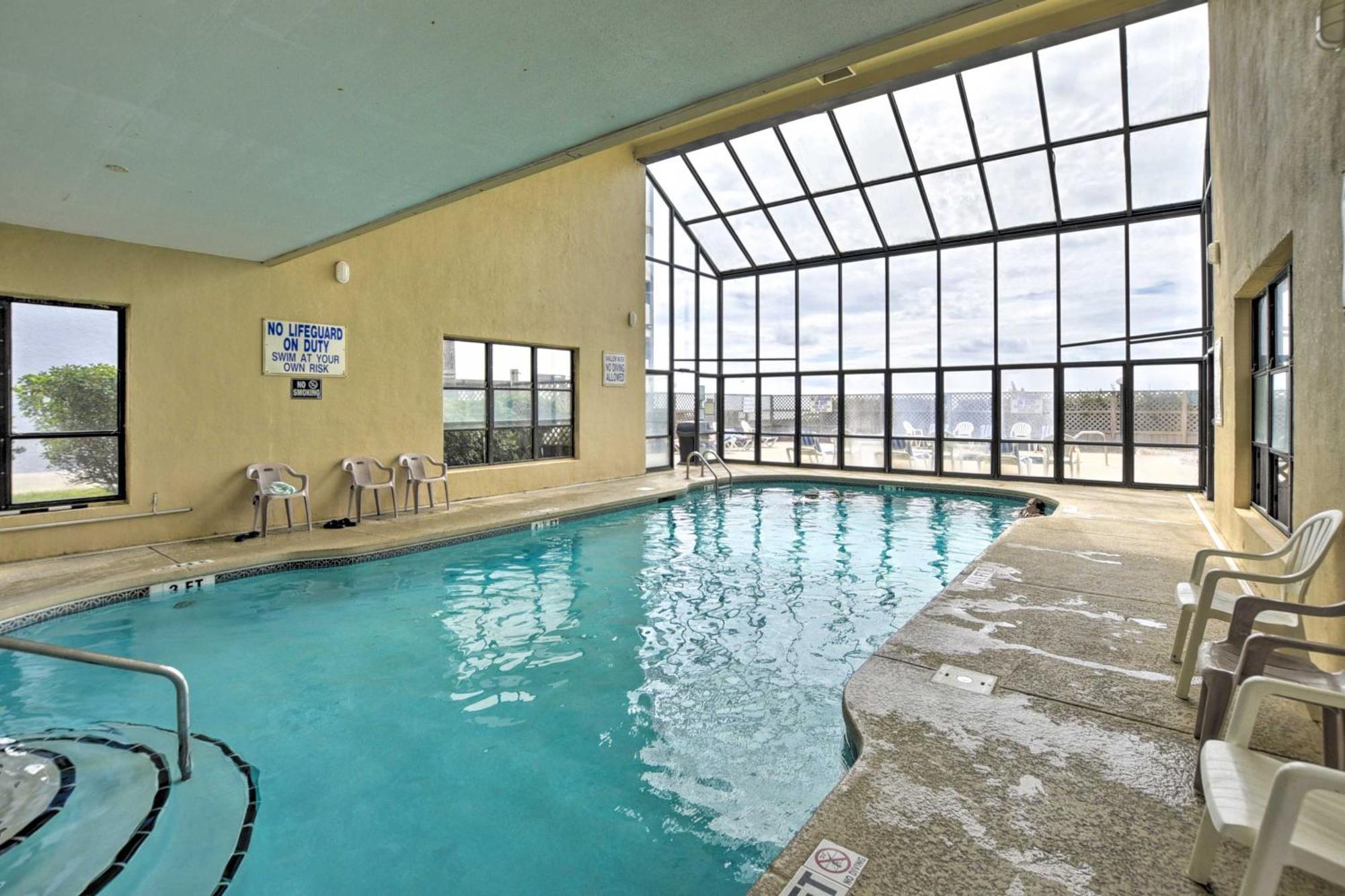 Oceanfront North Myrtle Beach Condo With Indoor Pool Bagian luar foto