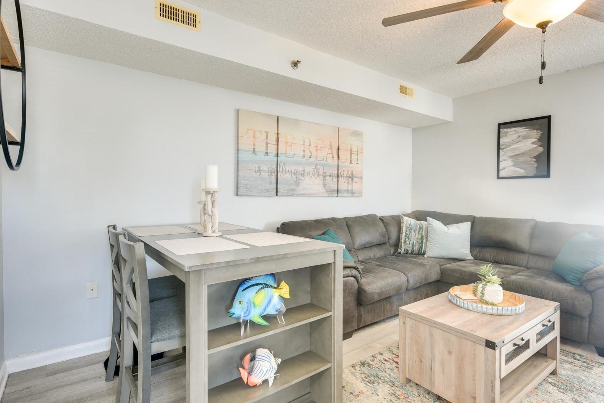 Oceanfront North Myrtle Beach Condo With Indoor Pool Bagian luar foto