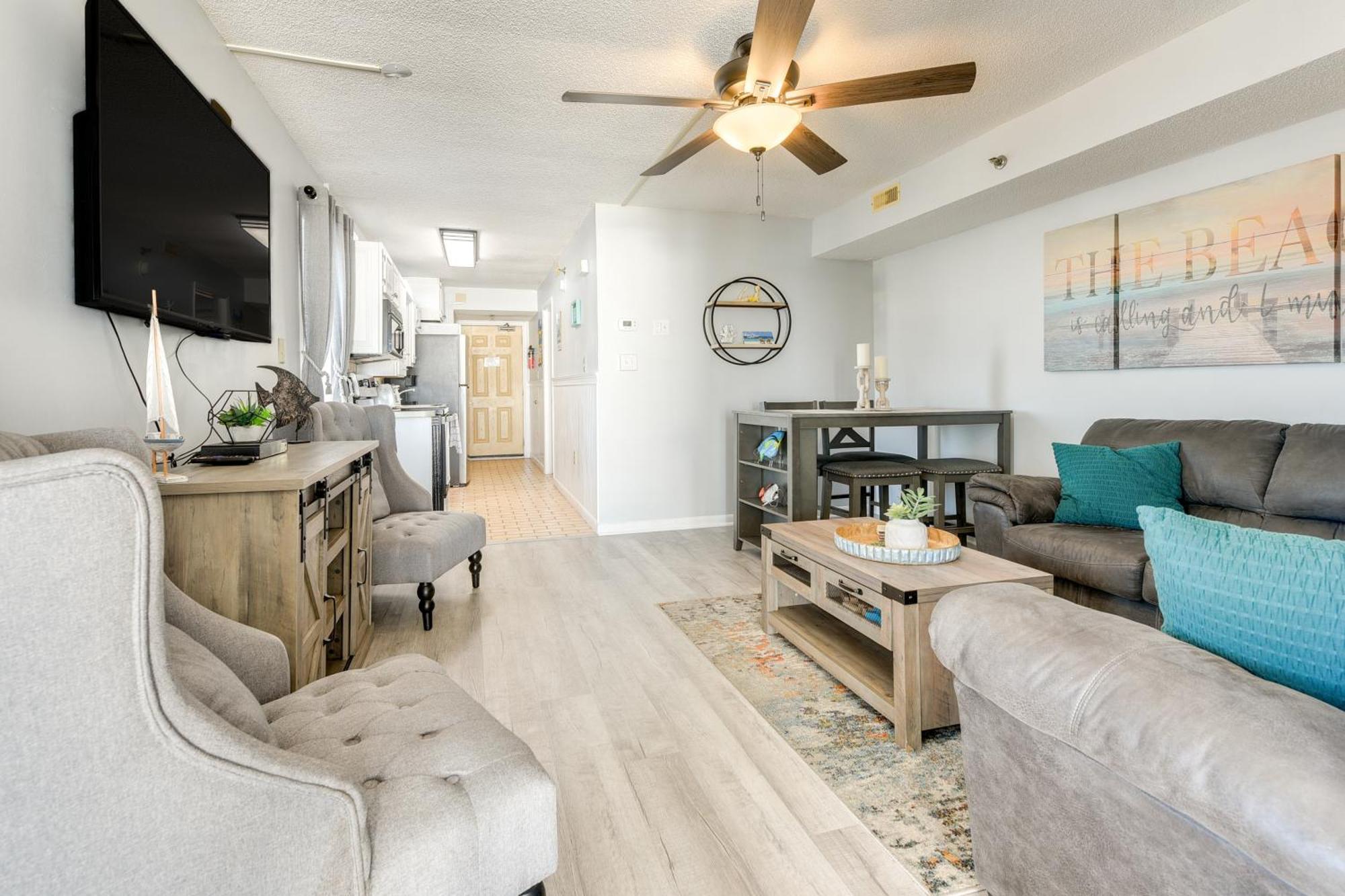 Oceanfront North Myrtle Beach Condo With Indoor Pool Bagian luar foto
