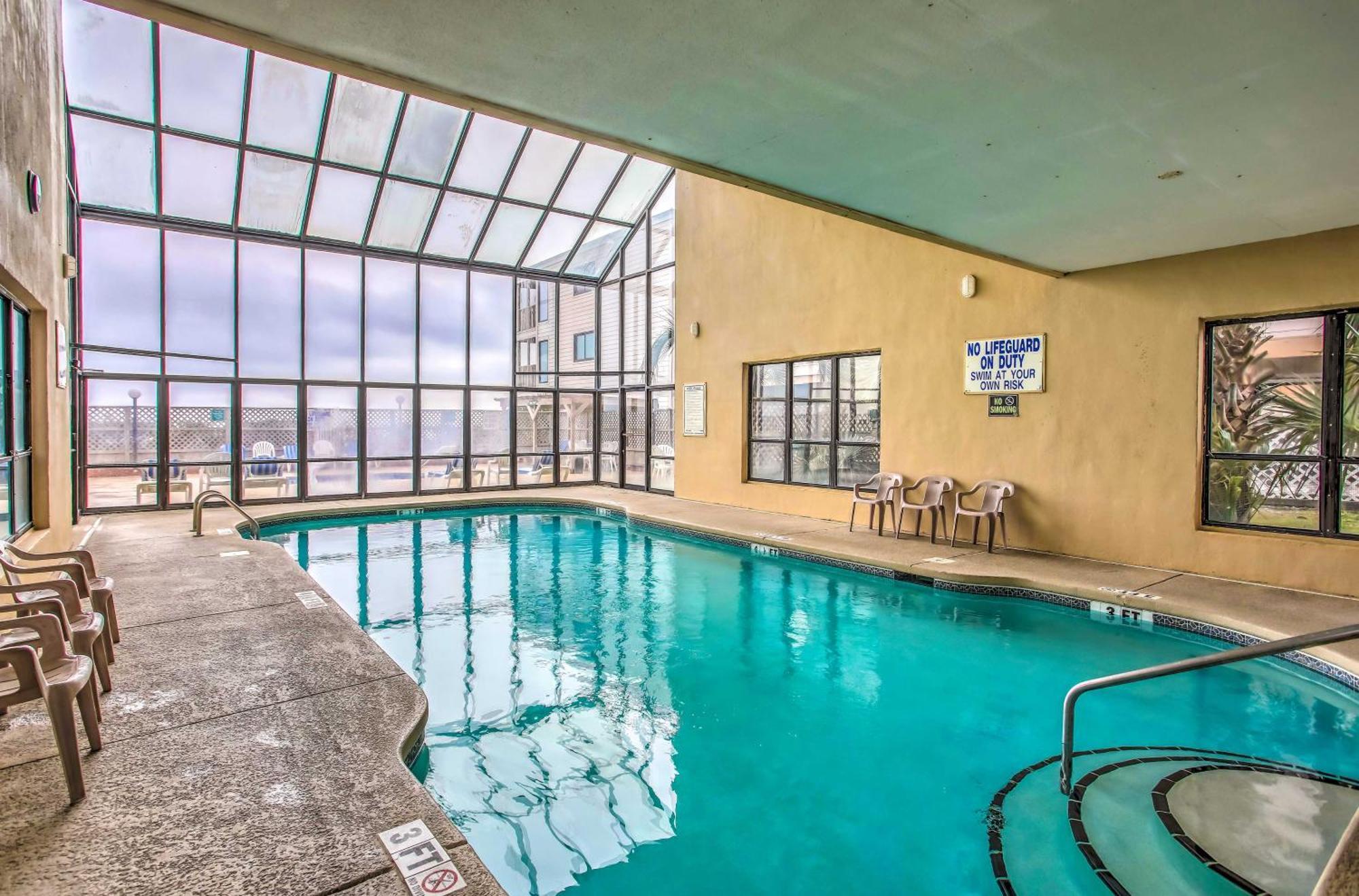 Oceanfront North Myrtle Beach Condo With Indoor Pool Bagian luar foto