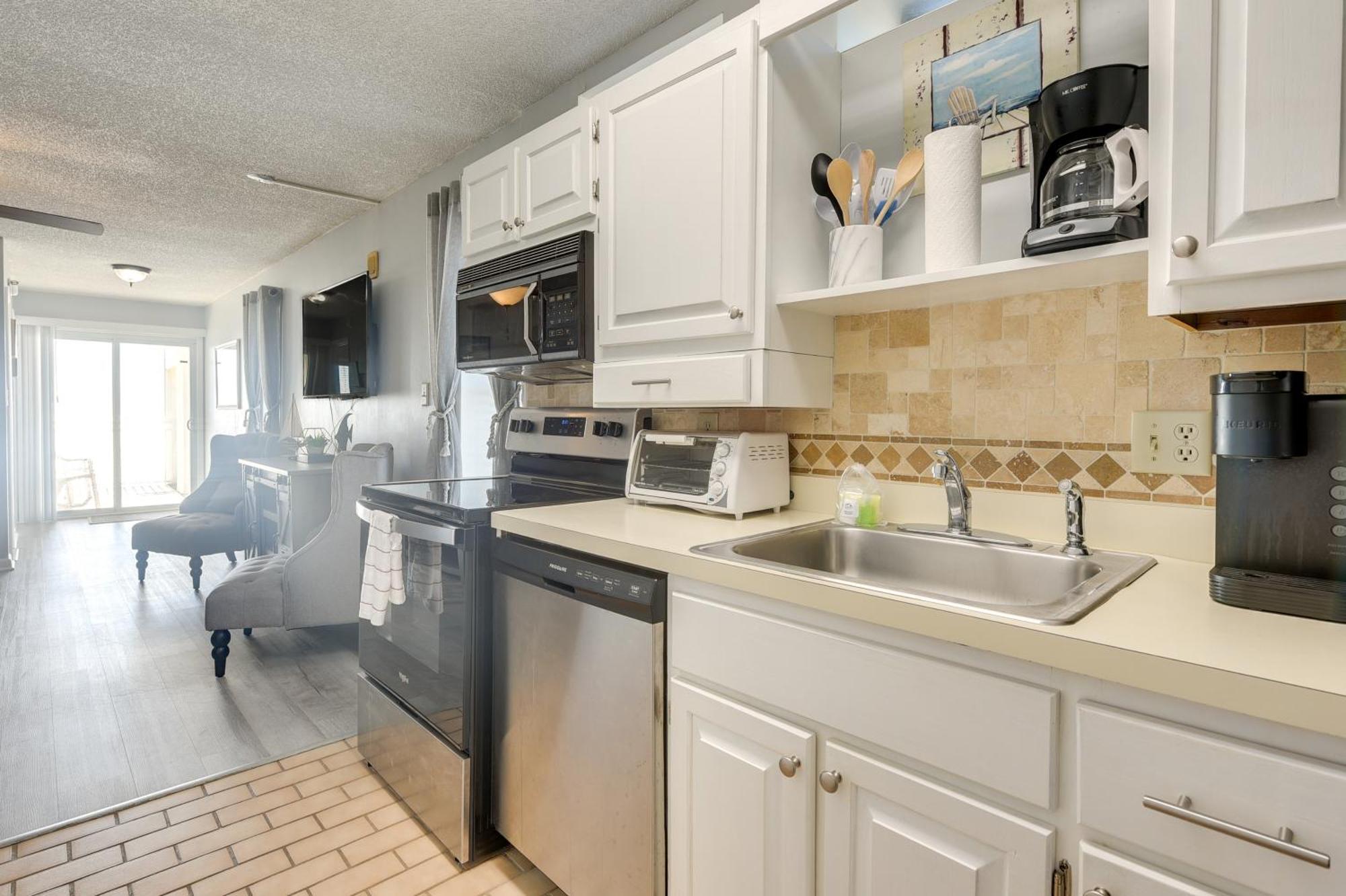 Oceanfront North Myrtle Beach Condo With Indoor Pool Bagian luar foto